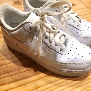 Nike Air Force 1-all white, women size 8.5/40